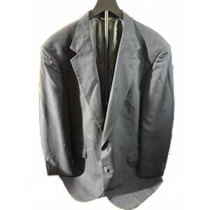 Lord & Taylor Men's Navy Blue w/ Light Colored Stripes‎ Sport Coat Blazer 48L